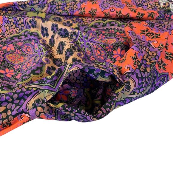 Xirena Nyla Floral Ruffle Shoulder Long Sleeve Cotton Dress In Multi Size Small - Picture 7 of 11